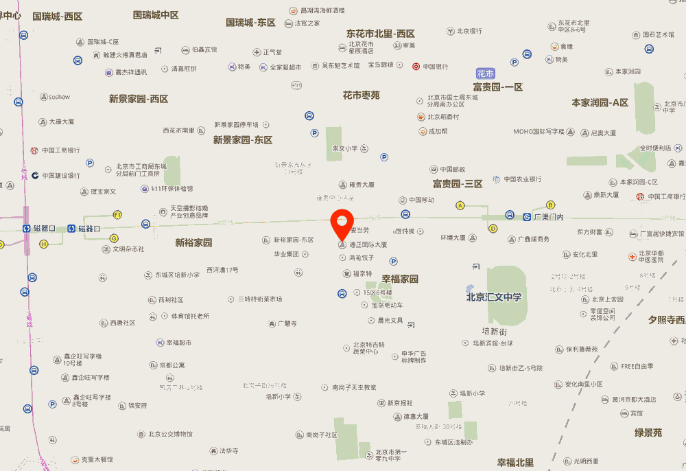 通正国际大厦位置地图